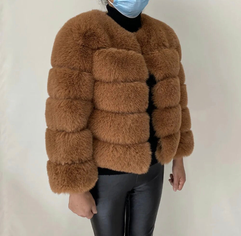 Faux Fur Coat