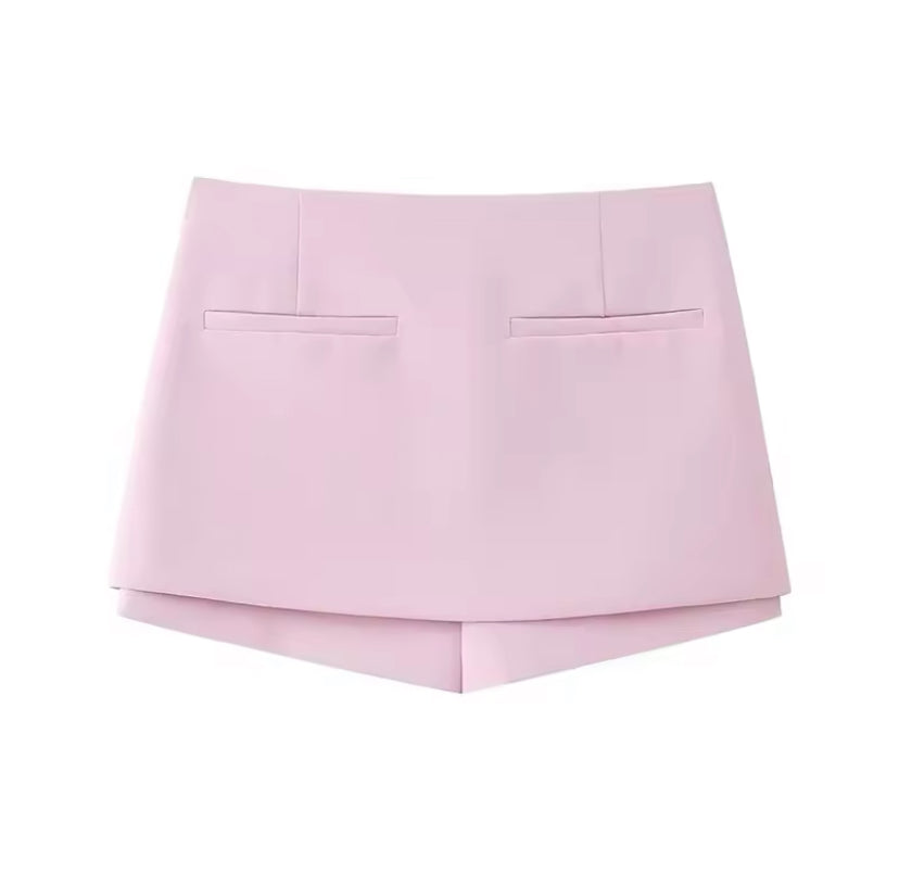 Pink Waistcoat & Shorts Co-ord
