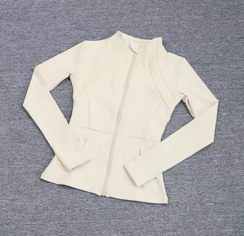 Long Sleeve Fitted Sports Jacket
