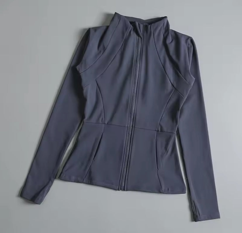 Long Sleeve Fitted Sports Jacket