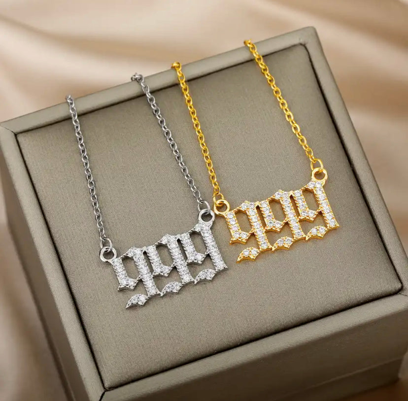 Angel Number Necklace