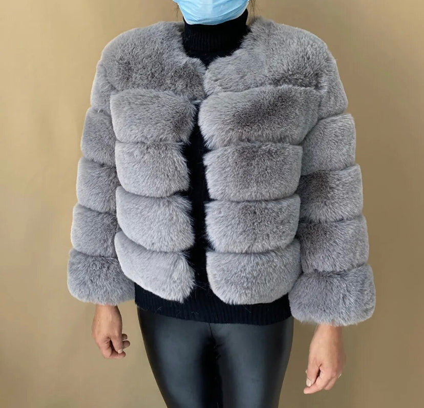 Faux Fur Coat