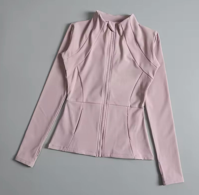 Long Sleeve Fitted Sports Jacket