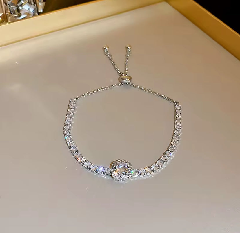 Sparkly Rhinestone Tennis Bracelet