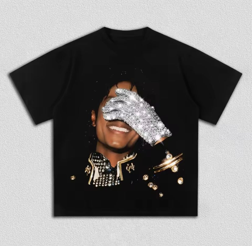 Michael Jackson Print Top