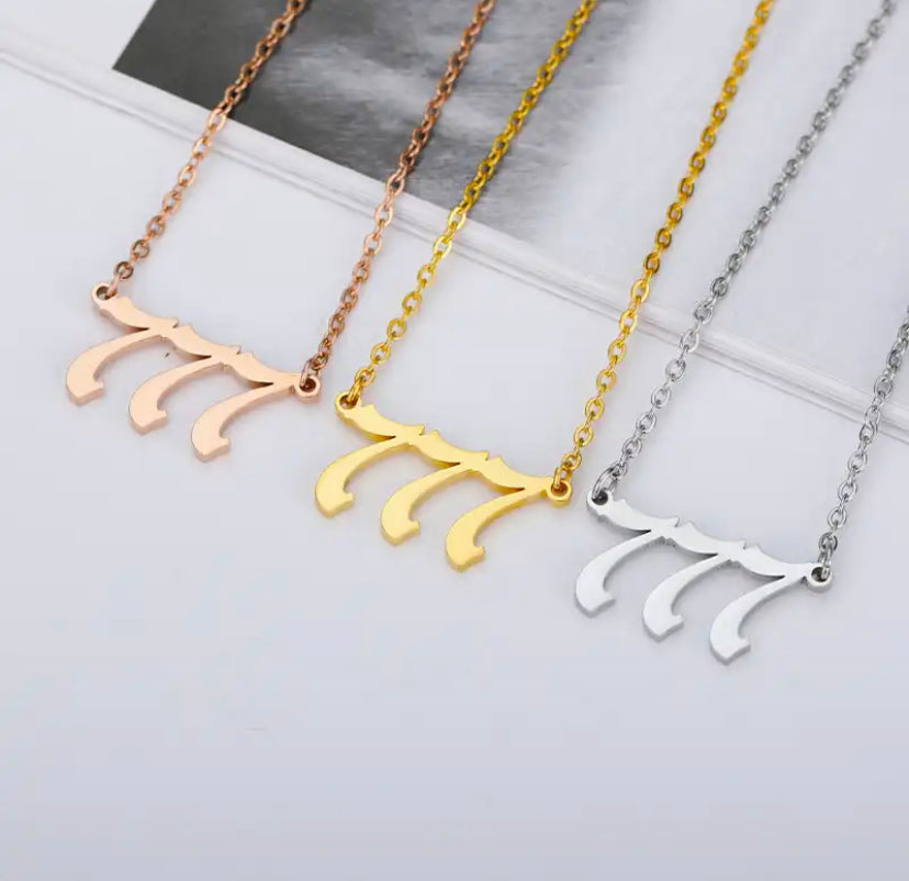 Angel Number Necklace