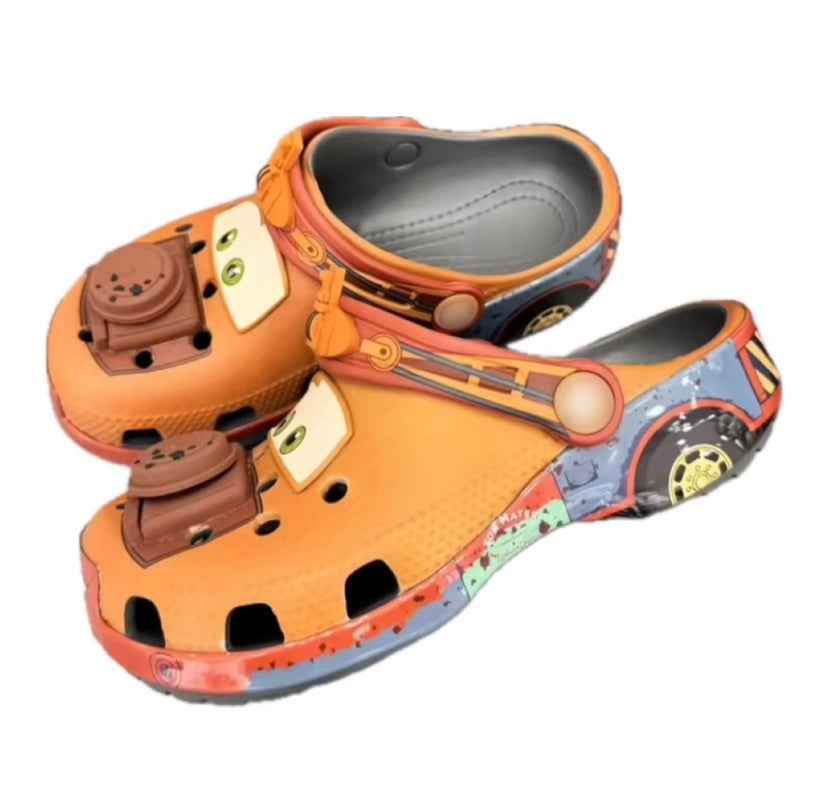 Adults Unisex Cars Tow Mater Slip On House Shoes for Men, Women and Kids