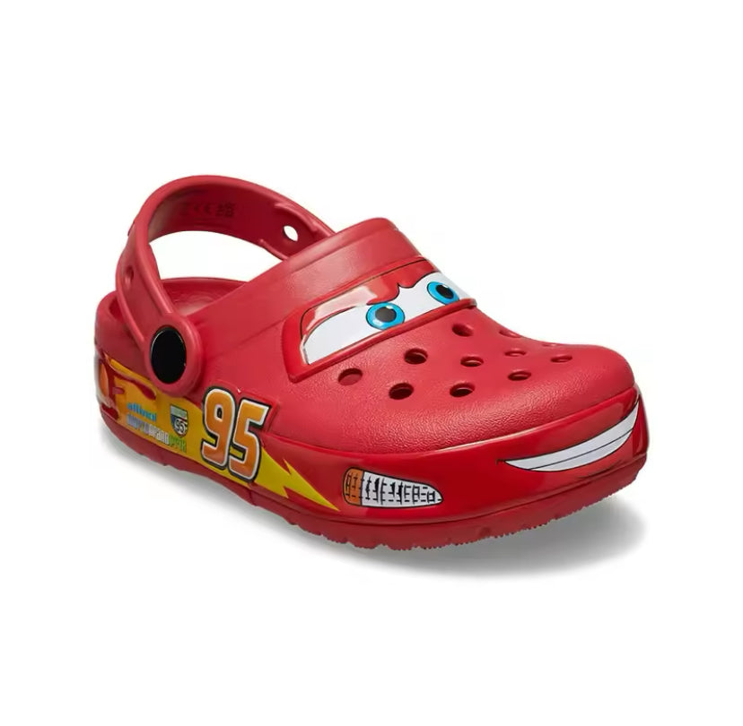 Lightning McQueen Cars Kids Slip On Clogs House Shoes