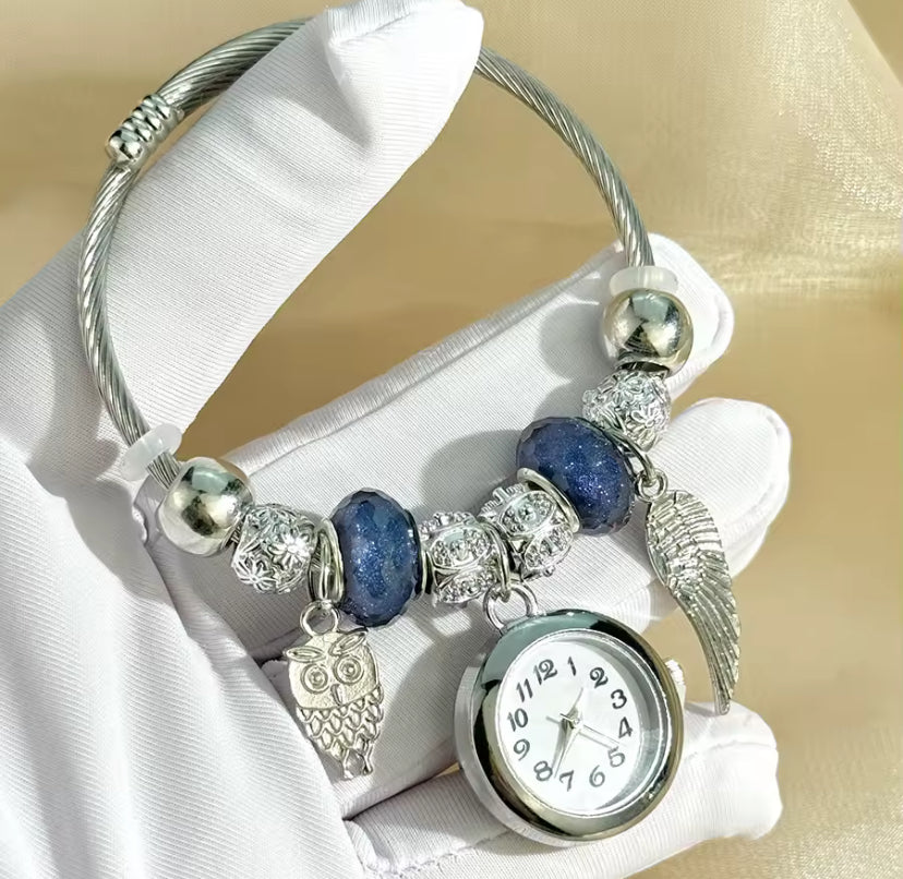 Vintage Charm Bracelet Watch