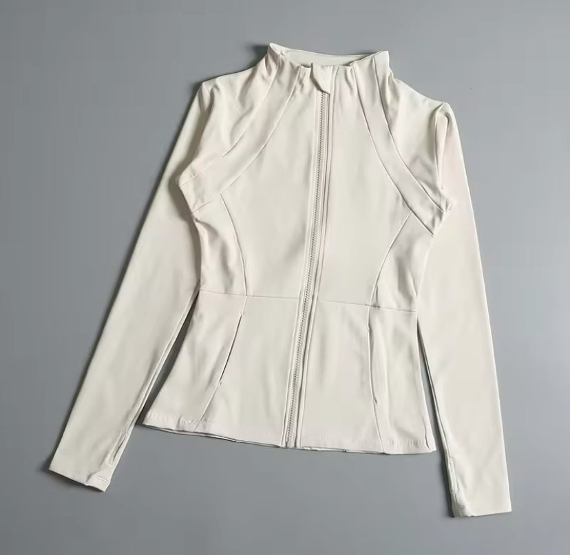 Long Sleeve Fitted Sports Jacket
