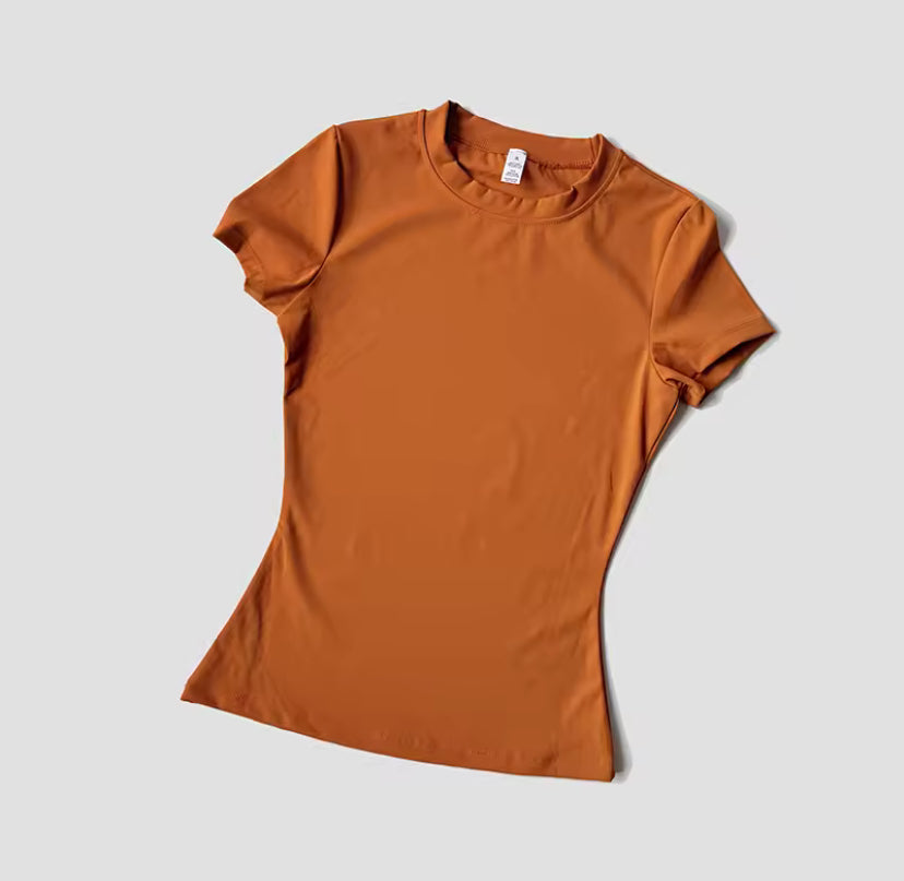 Slinky Fitted Short Sleeve T-Shirt