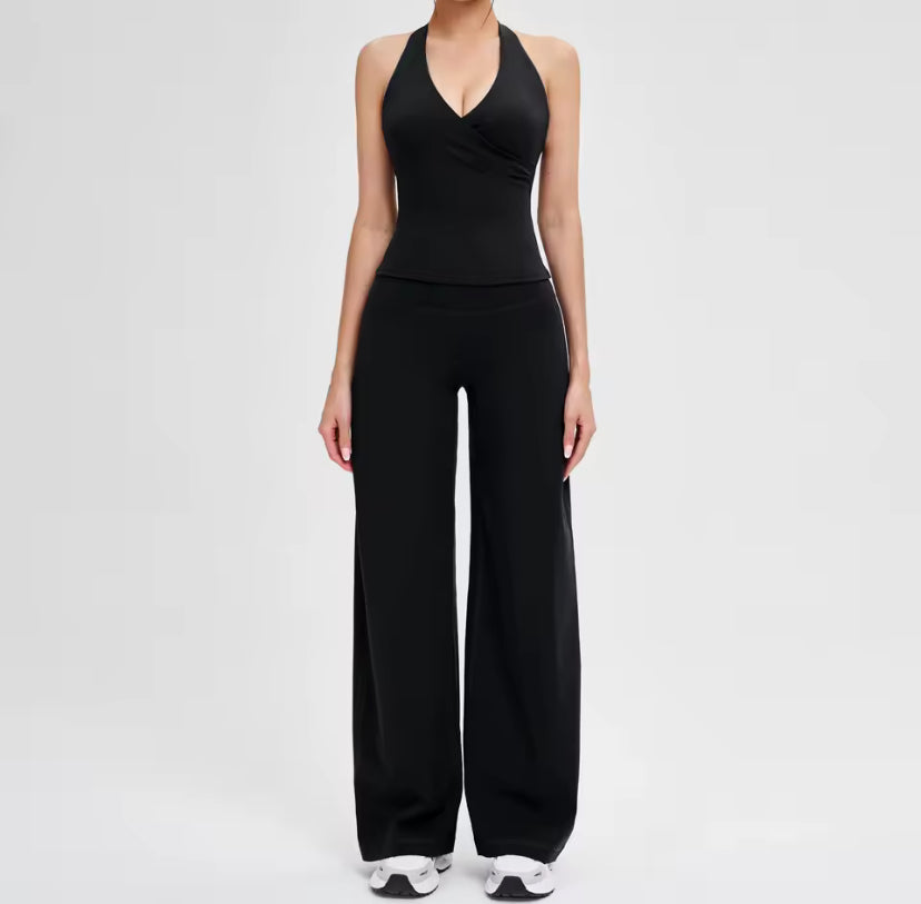 Halter Loose Fit Yoga Gym Set