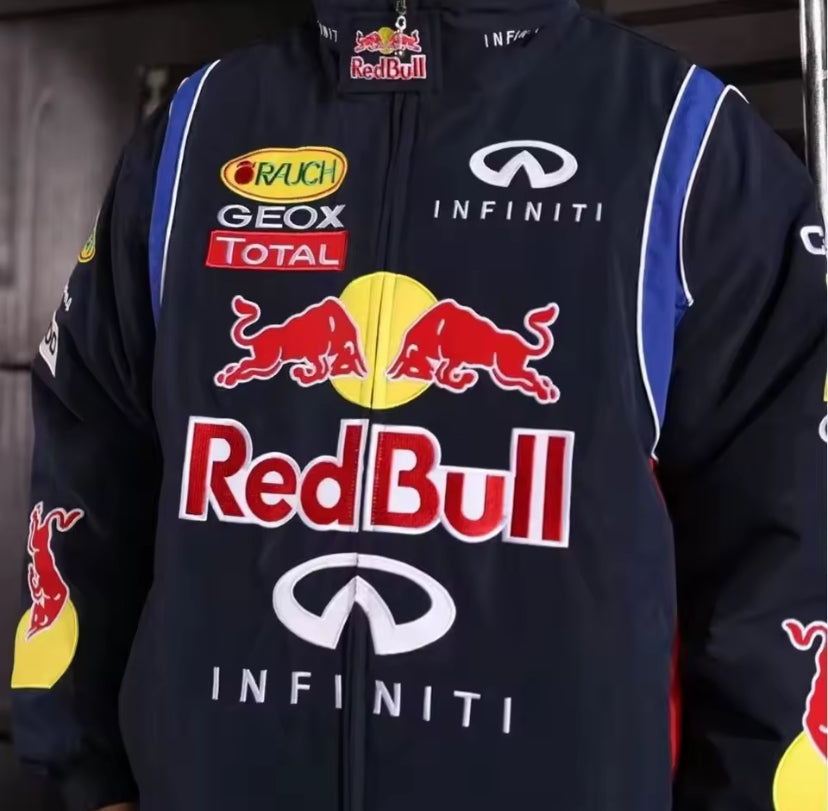 Red Bull Embroidered Zip Up Jacket