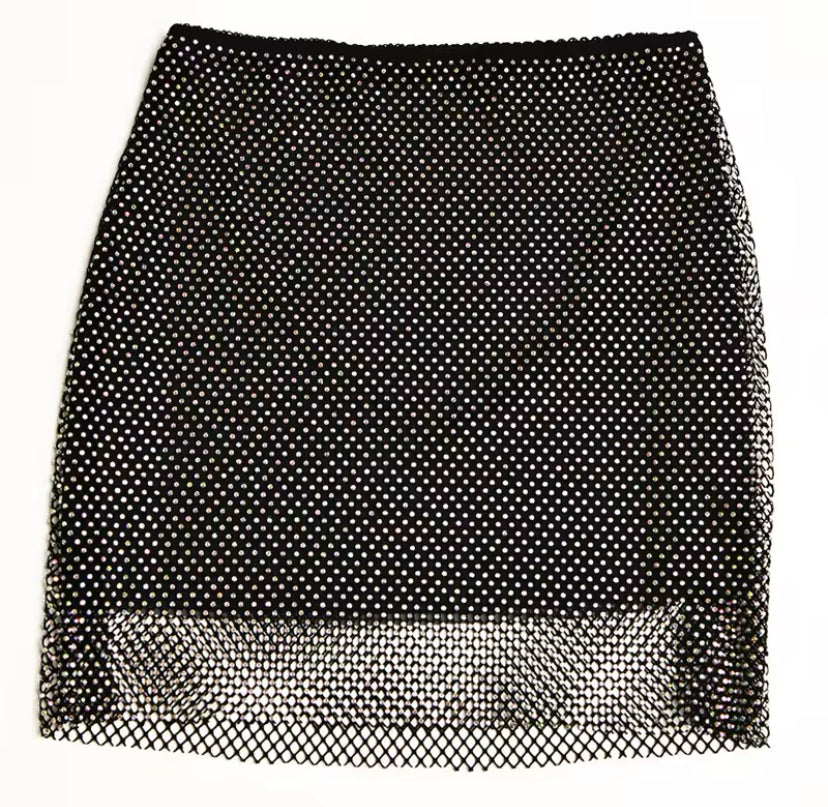 Diamanté Mesh Blazer Co-Ord
