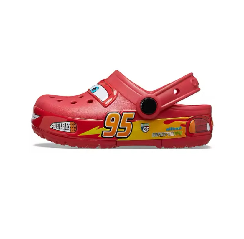 Lightning McQueen Cars Kids Slip On Clogs House Shoes
