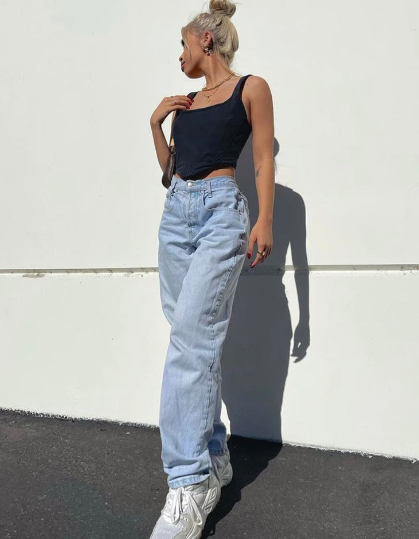 Butterfly Print Jeans