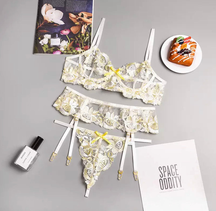 Floral Bow Underwear Set