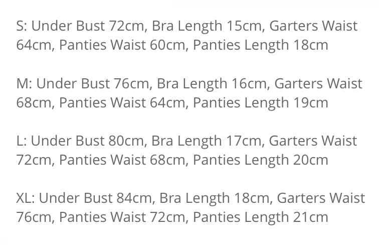 Mesh Chain Underwear Set