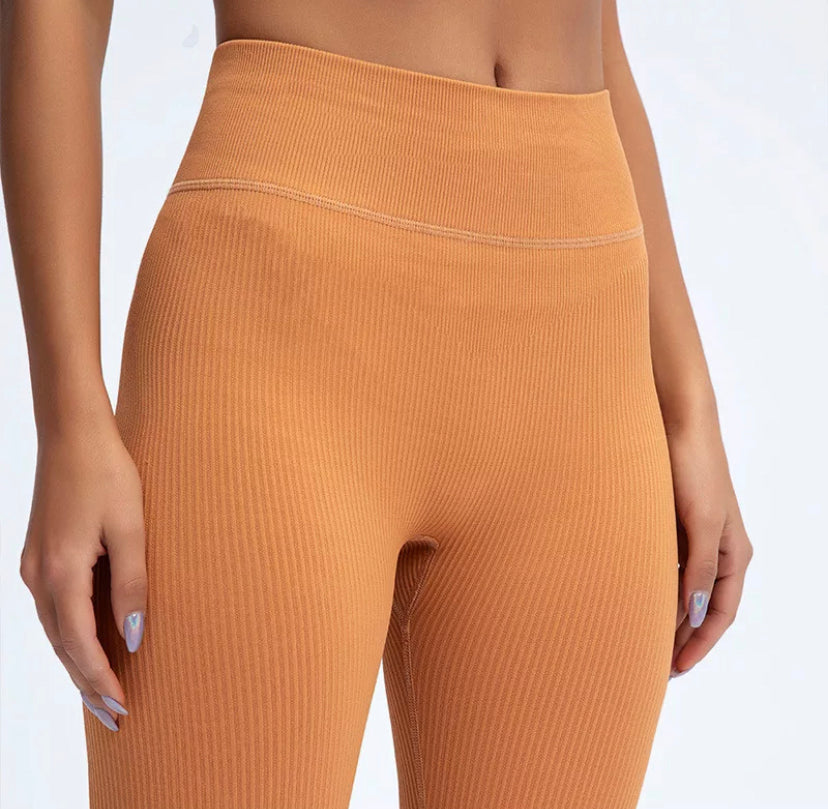 Ribbed High Waist Leggings