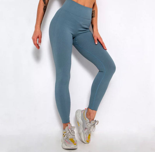 Ribbed High Waist Leggings