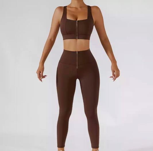 Zip Up Gym Set