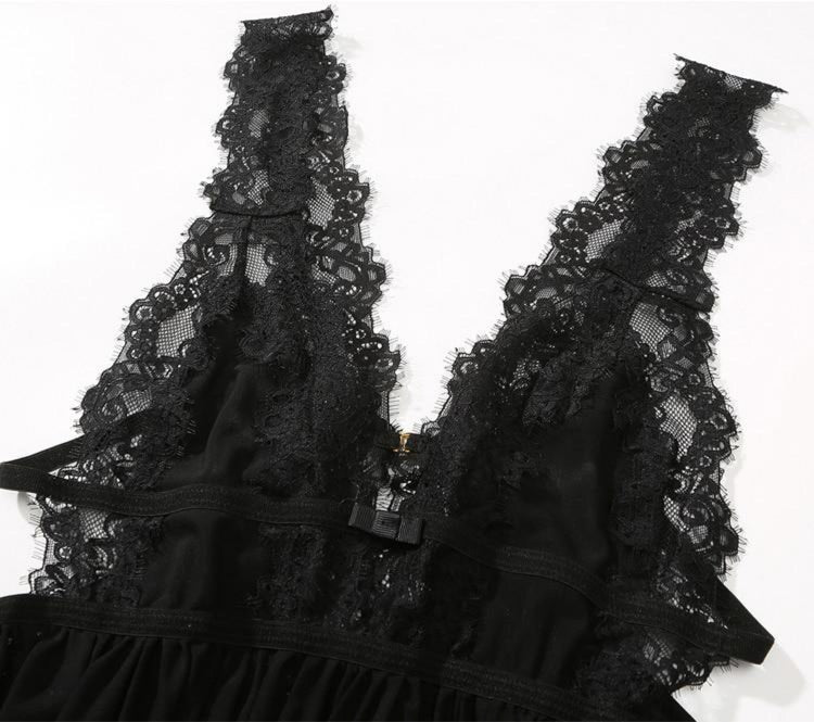 V-neck Lace Nightdress