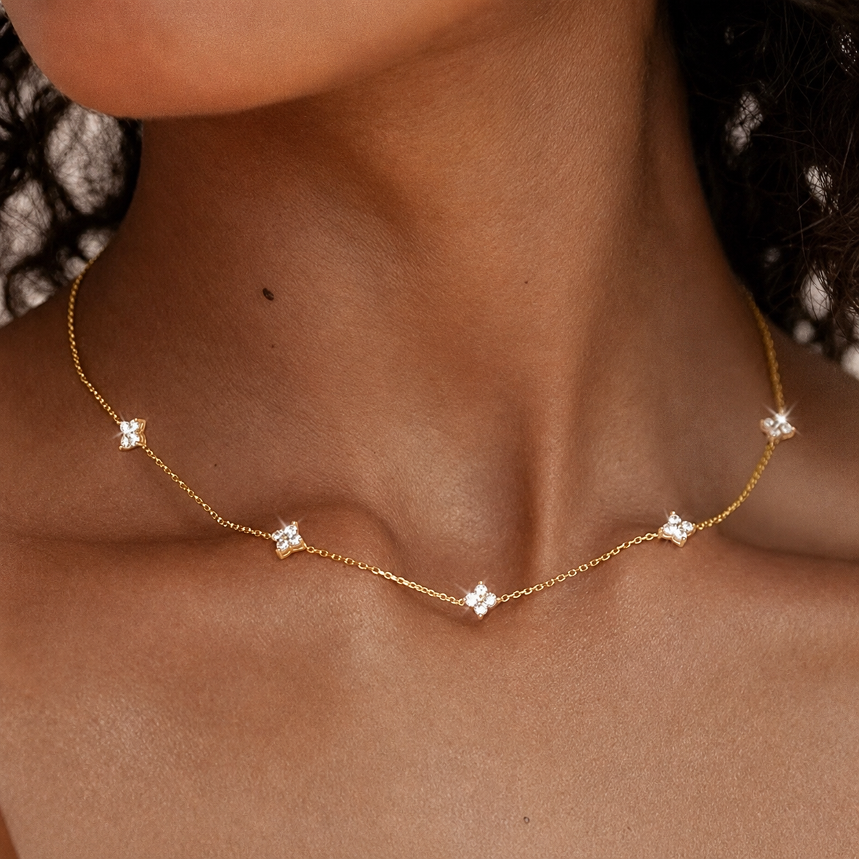 LuxeBloom Jewellery Set