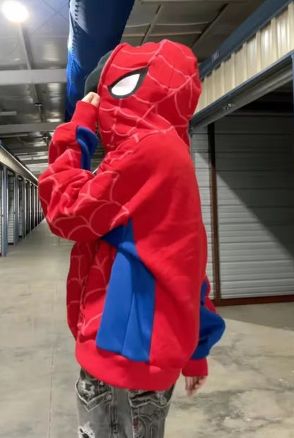 Spider-Man Zip Up Print Hoodie