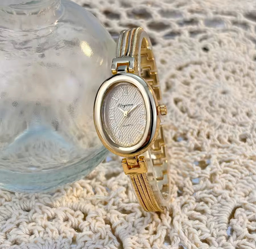 Oval Chain Strap Watch