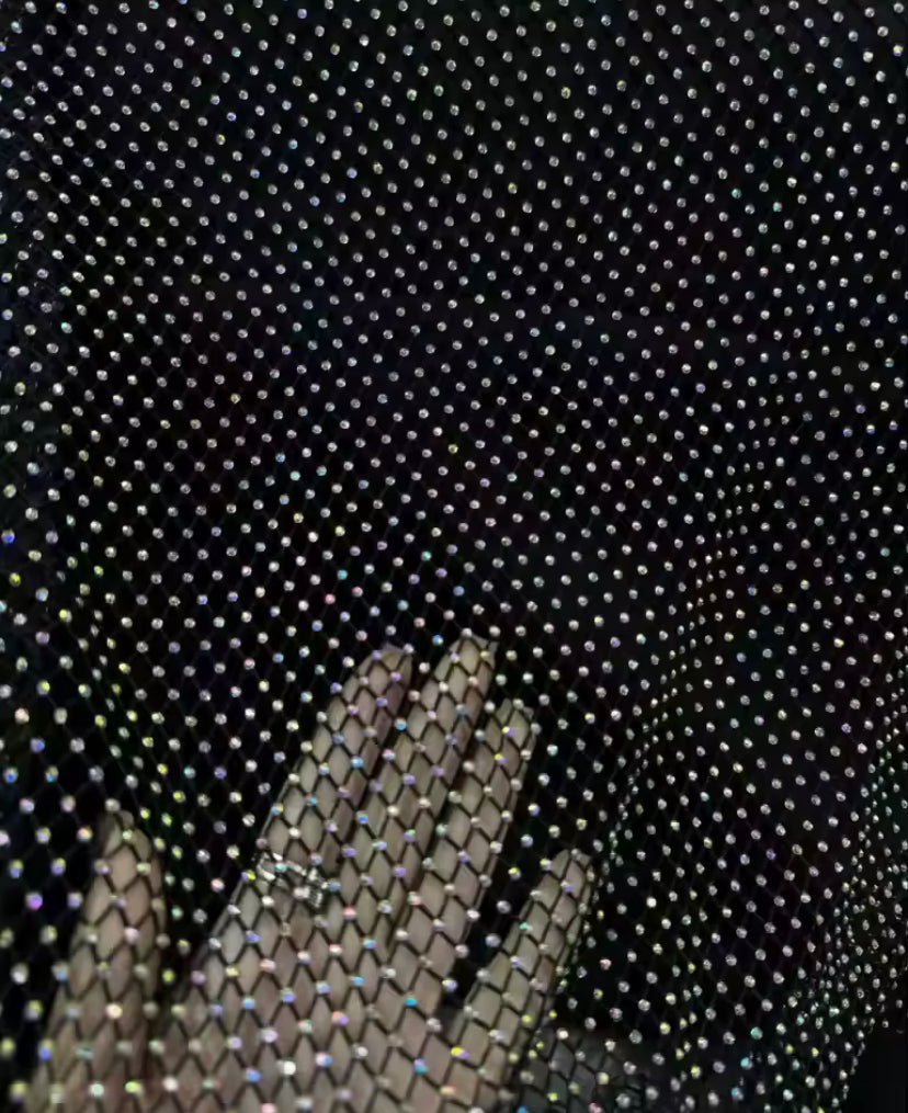 Sparkle Mesh Back Hoodie