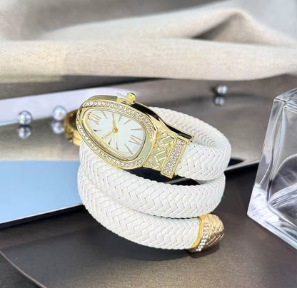 Wrap-Around Wrist Snake Watch
