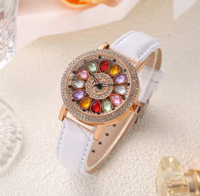 Spinning Diamanté Watch