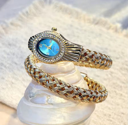 Woven Wrap-Around Snake Watch