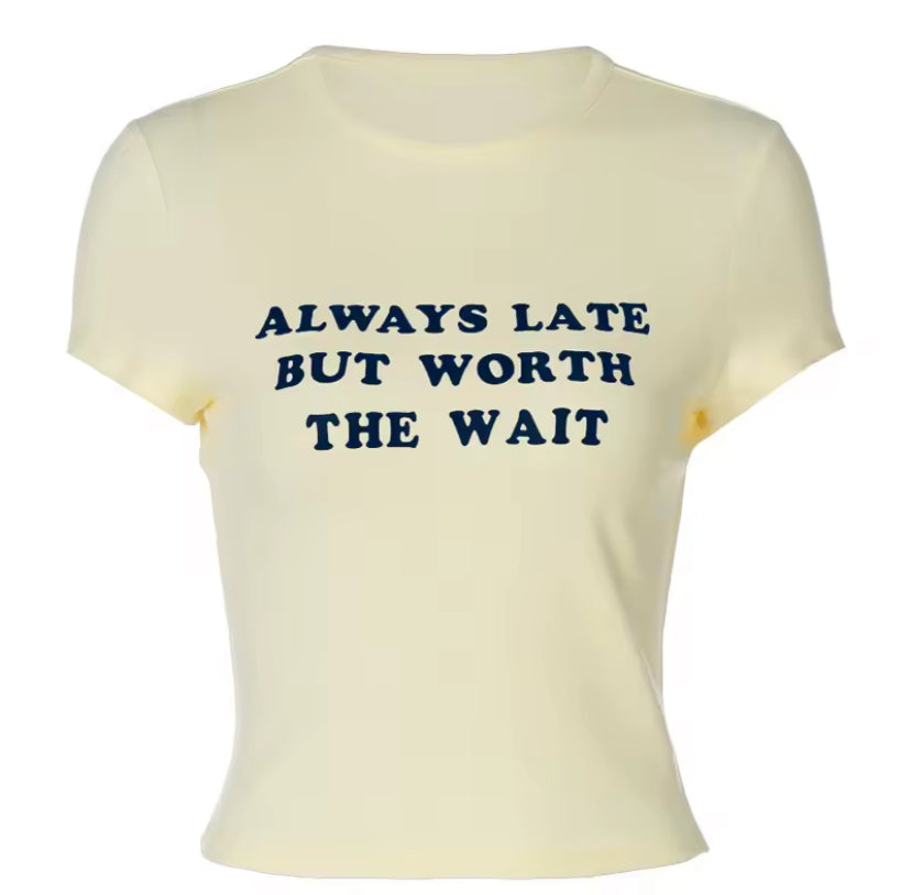 Yellow Quote Top