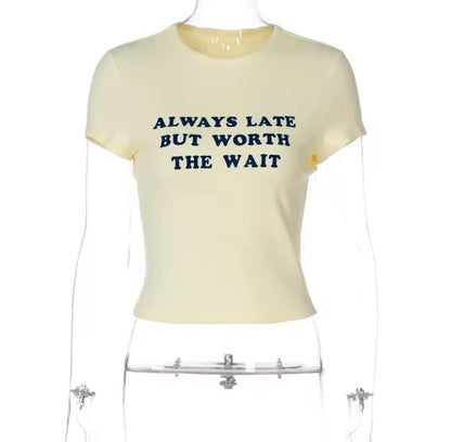 Yellow Quote Top