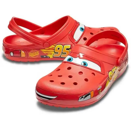 Adults Cars Lightning McQueen Slip On Shoes Disney Pixar Clogs