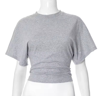 Fitted Waist Cropped T-Shirt