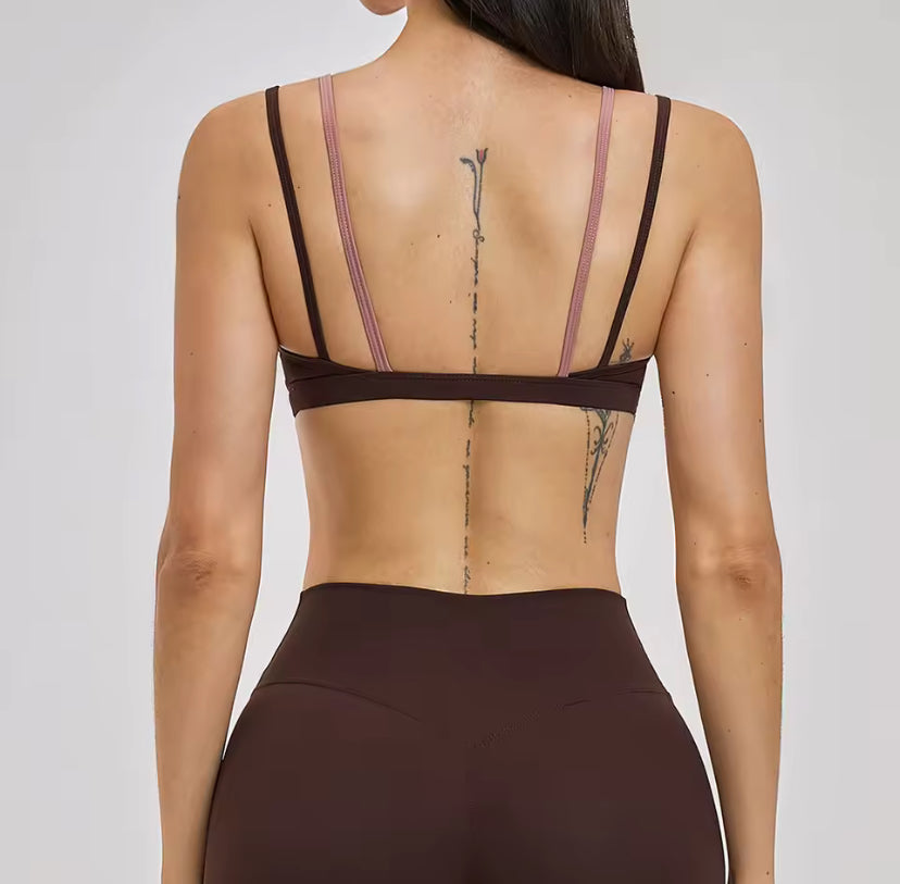 Double-Look Bralet Gym Set