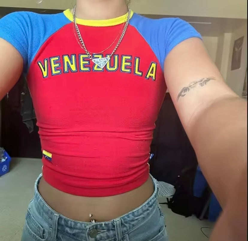 World Cup Countries Crop Tops