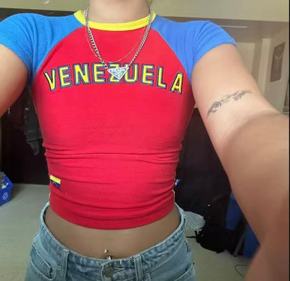 World Cup Countries Crop Tops