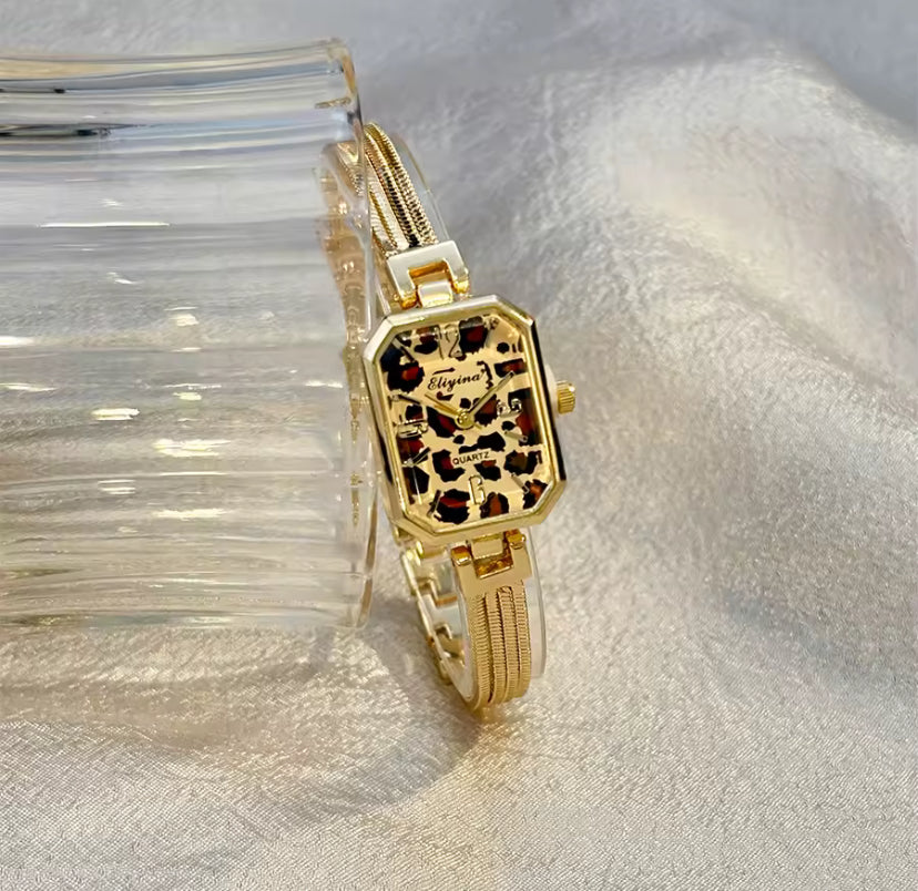Square Chain Strap Watch