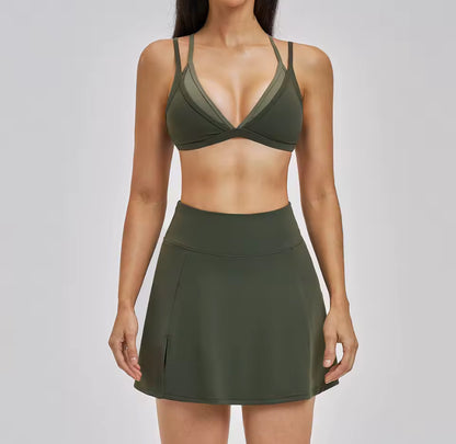 Double-Look Bralet Gym Set