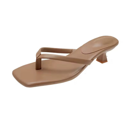 Flip Flop Kitten Heels