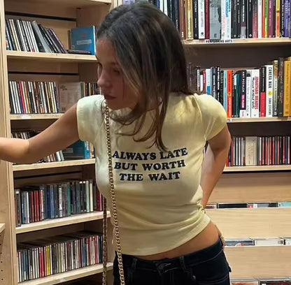 Yellow Quote Top