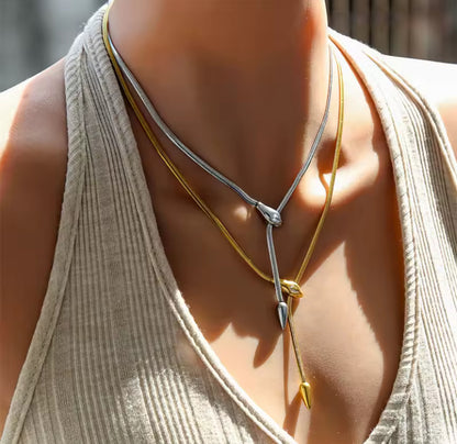 Snake Dangle Necklace