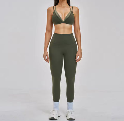 Double-Look Bralet Gym Set