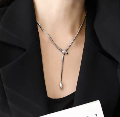 Snake Dangle Necklace