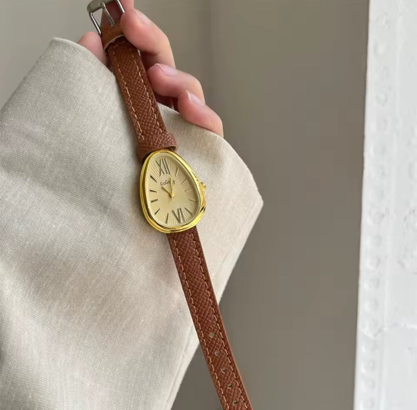 Artistic Faux Leather Watch