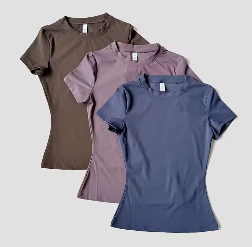 Slinky Fitted Short Sleeve T-Shirt