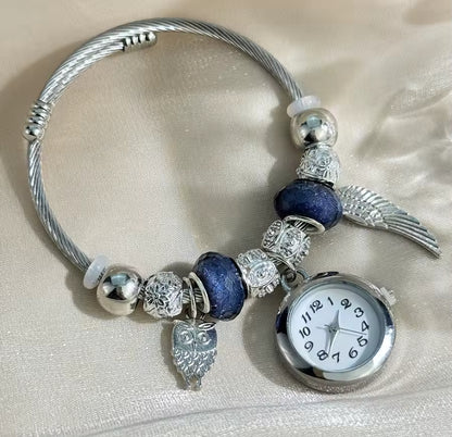 Vintage Charm Bracelet Watch